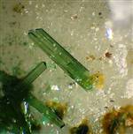 Olivenite , Grube Clara, Eifel Germany 0,5 mm coll. e foto L. Mattei